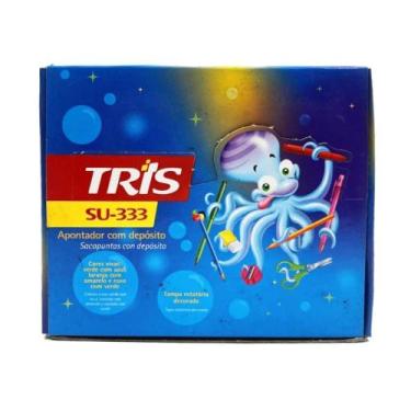 Imagem de Apontador Tris Com Depósito 1 Furo Su333 12 Unidades