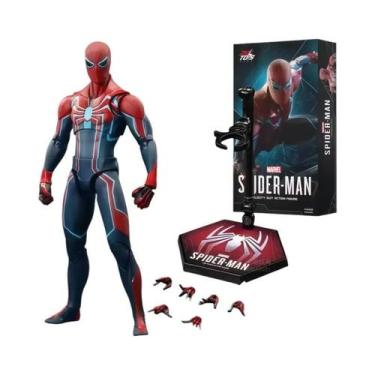 Imagem de Figura De Ação Marvel Legends Spider Man PS4 Peter Parker Em Ouro, Pre