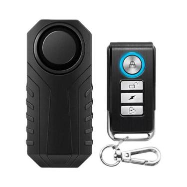Imagem de Alarme De Moto Com Controle Remoto Sem Fio 113dB, Sensor De Vibração À