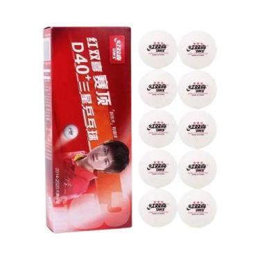 Imagem de Bolas De Tênis De Mesa BI Colour 3 Estrelas 10 Unidades Aprovadas Pela