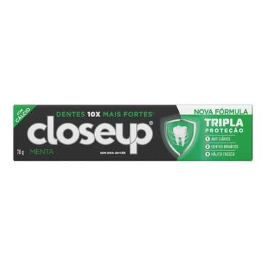 Imagem de Creme Dental com Flúor Closeup Triple Menta 70g, 1, 70g