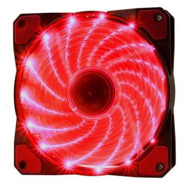 Imagem de COOLER FAN OEXGAME F20 120MM 15 LEDS VERMELHO-Unissex
