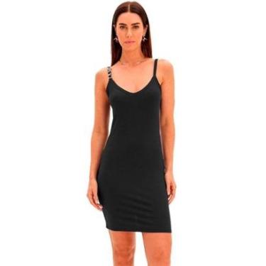 Imagem de Vestido Canelado Lança Perfume Curto Feminino-Feminino