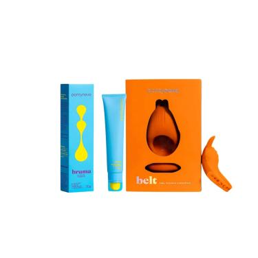 Imagem de Kit Pantynova – Anel Vibratório Belt Laranja + Bruma Hidratante 75g