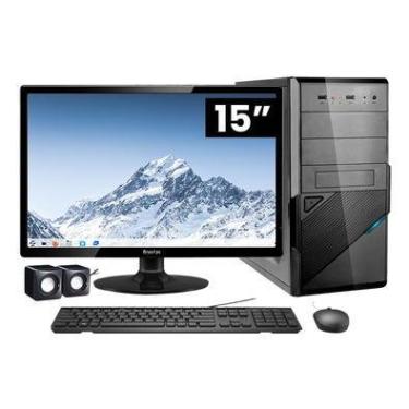 Imagem de Computador Best Boy Completo, Intel Core I5, 4GB, SSD 120GB, Linux + Monitor 15 Full HD
