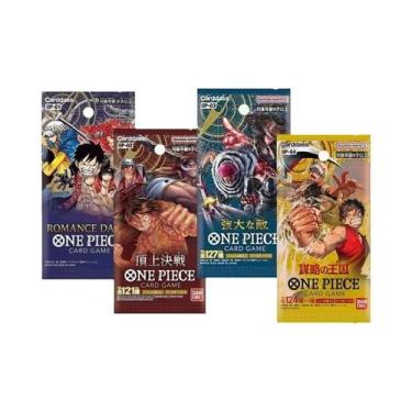 Imagem de Cartas Colecionáveis One Piece Caixa De Booster Japonesa Zoro Sanji Lu