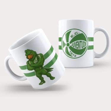 Imagem de Caneca Porcelana Futebol Juventude - TIM-36 - DECOPLAST