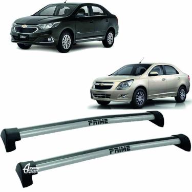 Imagem de Rack Teto Aluminio Prime GM Cobalt 2011 até 2015 Prata PR083