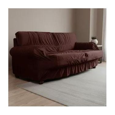 Imagem de Capa Para Sofá Retrátil E Reclinável 4 Lugares - BELCAPAS, Tabaco