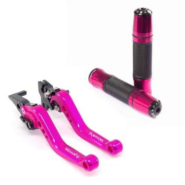 Imagem de Kit Esportivo Manete Manopla Cb250f Twister Cb300F Twister CG Titan Fa