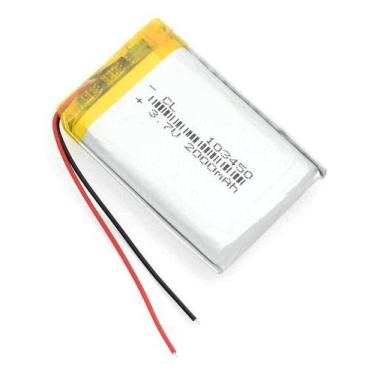 Imagem de 6 Peça 103450 C/ 3,7v 2 Fios 10mm X 34mm X 50mm 2000mah - generica