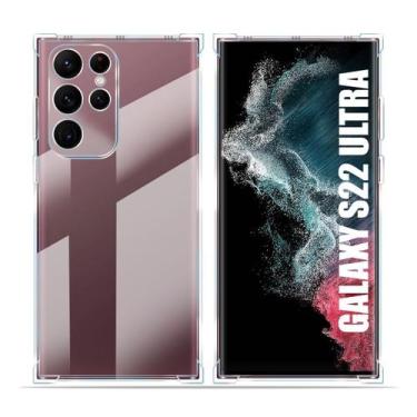 Imagem de Capa Capinha anti impacto transparente compativel Galaxy S22 Ultra S90