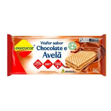 Imagem de Wafer Sabor Avelã Lowçucar Zero Lactose Diet 115g