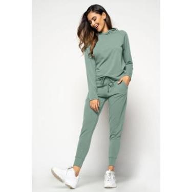 Imagem de Casaco Salvatore Fashion Comfy Capuz Moletinho Feminino-Feminino