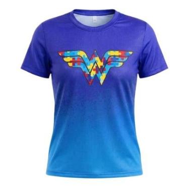 Imagem de Camiseta Esportiva Feminina Rkc Sports Autismo Maravilha 115-Feminino