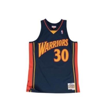 Imagem de Regata Mitchell & Ness Swingman Jersey Golden State Warriors Road 2009-10 Stephen Curry Masculino-Masculino