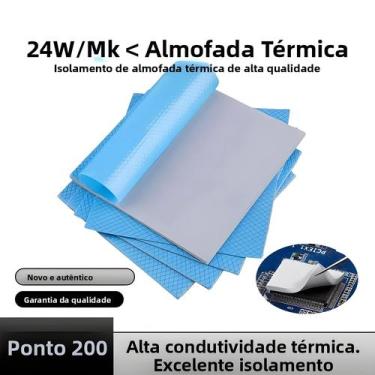 Imagem de Almofada Térmica De Alta Qualidade 24W/Mk Para Resfriamento De Radiado