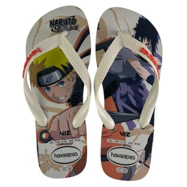 Imagem de Chinelo Havaianas Naruto Shippuden Original Unissex Cor:AREIATamanho:3