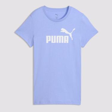 Imagem de Camiseta Puma Ess No 1 Logo Tee Feminina Lilás, M