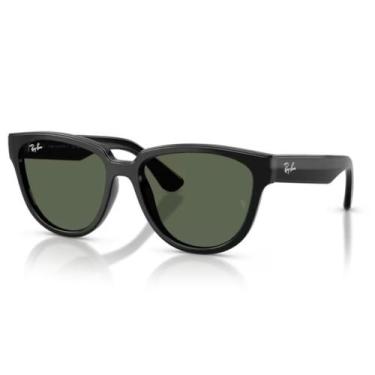 Imagem de Óculos de Sol Ray-Ban 0RB4463L  Feminino Oval Acetato Cor:Preto, Preto