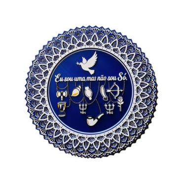 Imagem de Mandala Axé de Mesa Eu sou uma, mas não sou Só - Via Astralis, Azul