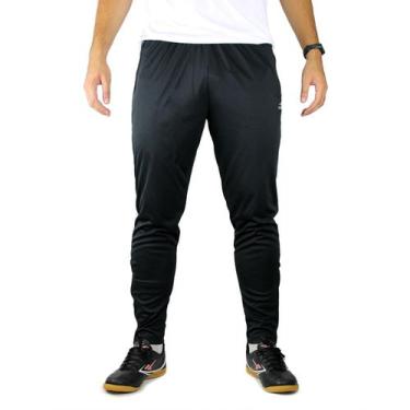 Imagem de Calça Esportiva e Treino Slim Finta Preto, P, Preto