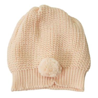Imagem de Boina Infantil Feminina Luxo Com Pompom Gorro Yoyo 23176, Rosa, M (3 à
