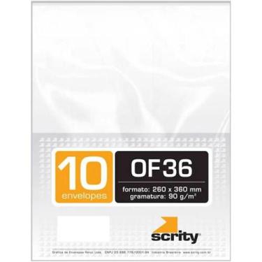 Imagem de Envelope Saco SOF36 176x250mm 90g com 10 Unidades - Scrity