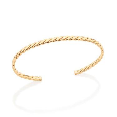 Imagem de Bracelete torcido folheado a ouro  552054 Rommanel, Dourado
