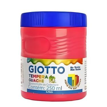 Imagem de Tinta Guache Giotto Tempera Cor Vermelho 250ml