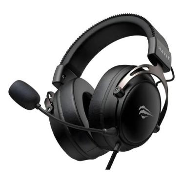 Imagem de Fone Headset Gamer Havit H757D Drivers 53mm Graves Potentes Microfone 