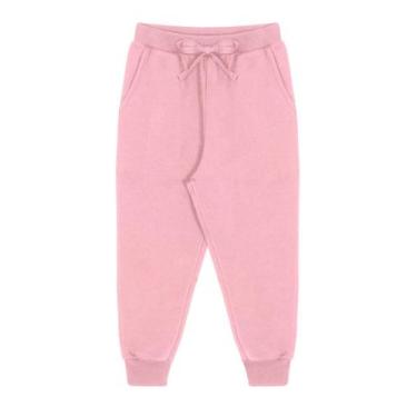 Imagem de Calça Infantil Lunender Moletom Felpado Rosa - 67557, 01