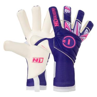 Imagem de Luva de Goleiro Campo e Society Profissional N1 Sirius Cor:Purple, Tamanho:10