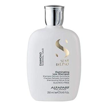 Imagem de Alfaparf Milano Semi Di Lino Diamond Illuminating Low Shampoo - Sem Sulfato - Para Cabelos Normais - Sem Parabenos e Parafina - Seguro para Cabelos Coloridos - Qualidade Profissional de Salão 250ml