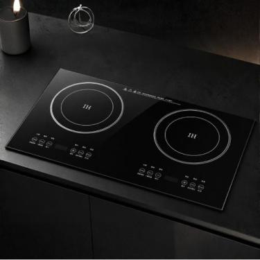 Imagem de FOGÃO ELÉTRICO DE INDUÇÃO 2 BOCAS COOKTOP INFRAVERMELHO 2000W Marca: O