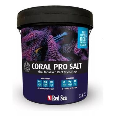 Imagem de Sal Marinho Red Sea Coral Pro Salt 22kg - Faz 660 Litros
