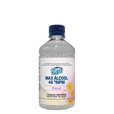 Imagem de ÁLCOOL PERFUMADO 46 INPM FLORAL 500ml - MAX ÁLCOOL - DOCTOR SAM