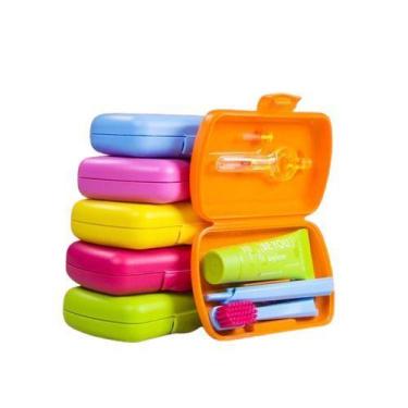 Imagem de Curaprox Escova DE Viagem + Interdental + Creme Dental 10ml + Caixa Pa