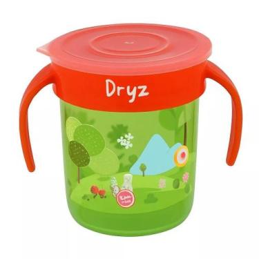 Imagem de Copo Infantil de Transição 360 - Dryz Antivazamento com Alça 200ml BPA