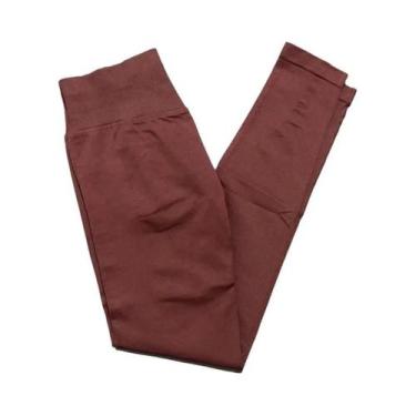 Imagem de Leggings Esportivas Sem Costura Para Mulheres, Efeito Levanta Bumbum, 