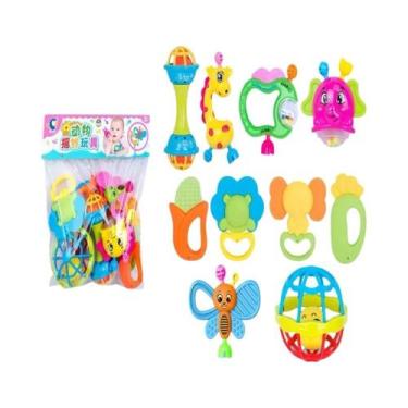 Imagem de Conjunto De Chocalhos Para Bebês De 0 a 12 Meses, Brinquedos Educativo