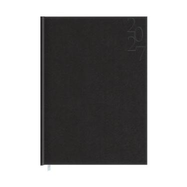 Imagem de Agenda 2027 Redoma Costurada Semanal Saragoza Preta 19,5x27cm