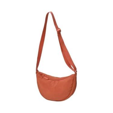 Imagem de Bolsa De Ombro Feminina De Grande Capacidade Em Nylon Simples Casual D