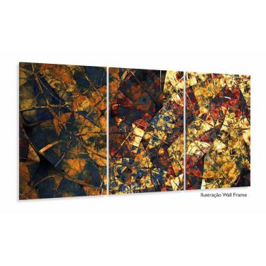 Imagem de Quadro Decorativo Abstrato Fractal Sala Quarto 120x60