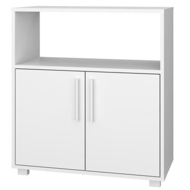 Imagem de Balcão Multiuso Lavanderia e Banheiro 2 Portas Bmu 27 Branco