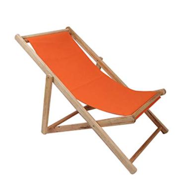 Imagem de HIOD Cadeira dobrável para ambientes externos de madeira maciça Cama Reclinável Portátil Respirável Jardim Pátio Praia Espreguiçadeiras