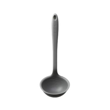 Imagem de GIR: Concha de silicone premium Get It Right - Concha de cozinha antiaderente resistente ao calor sem costura para sopas, ensopados, molhos e muito mais - Ultimate, cinza