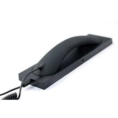 Imagem de Fone de ouvido retrô para telefone com 3,5 mm compatível com iPhone Samsung