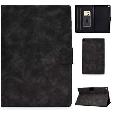 Imagem de Acessórios para tablets Para Kindle Fire HD10 2015/2017 TEXTURA DE TEXTURA HORIZONTAL CASA DE CATURA DE CATO EM TODRO E SLOTS DE CARTO