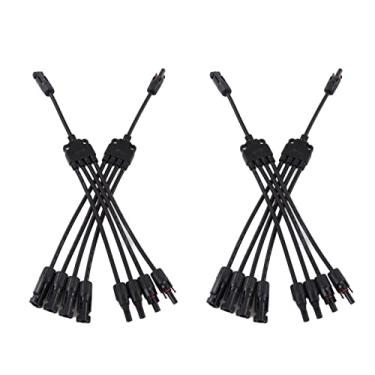 Imagem de 2 Pares de Conector Profissional de Cabo de Painel Solar Tipo Y, para Adaptador Fotovoltaico de Cabo de Extensão, para Painel Solar Fotovoltaico IP67 1000VDC (PV-LTY4)